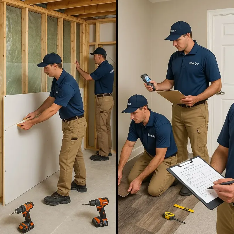 Repairs and Reconstruction process in Flint City, AL